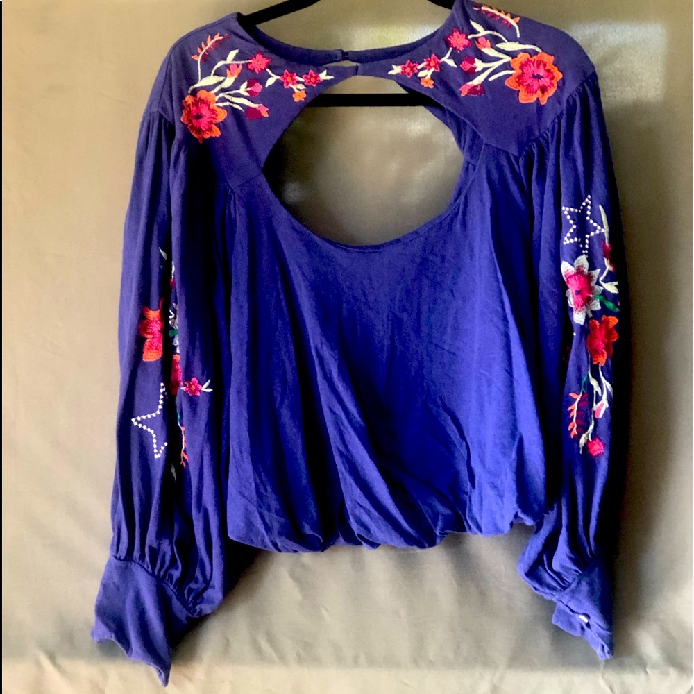 Free People embroidery top